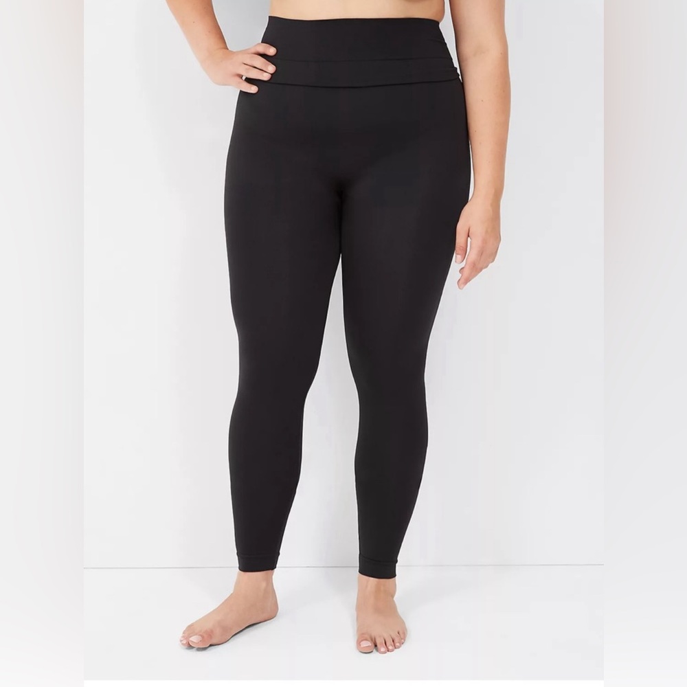 New High-Waist Smoothing Leggings - Seamless size D/E 20/22